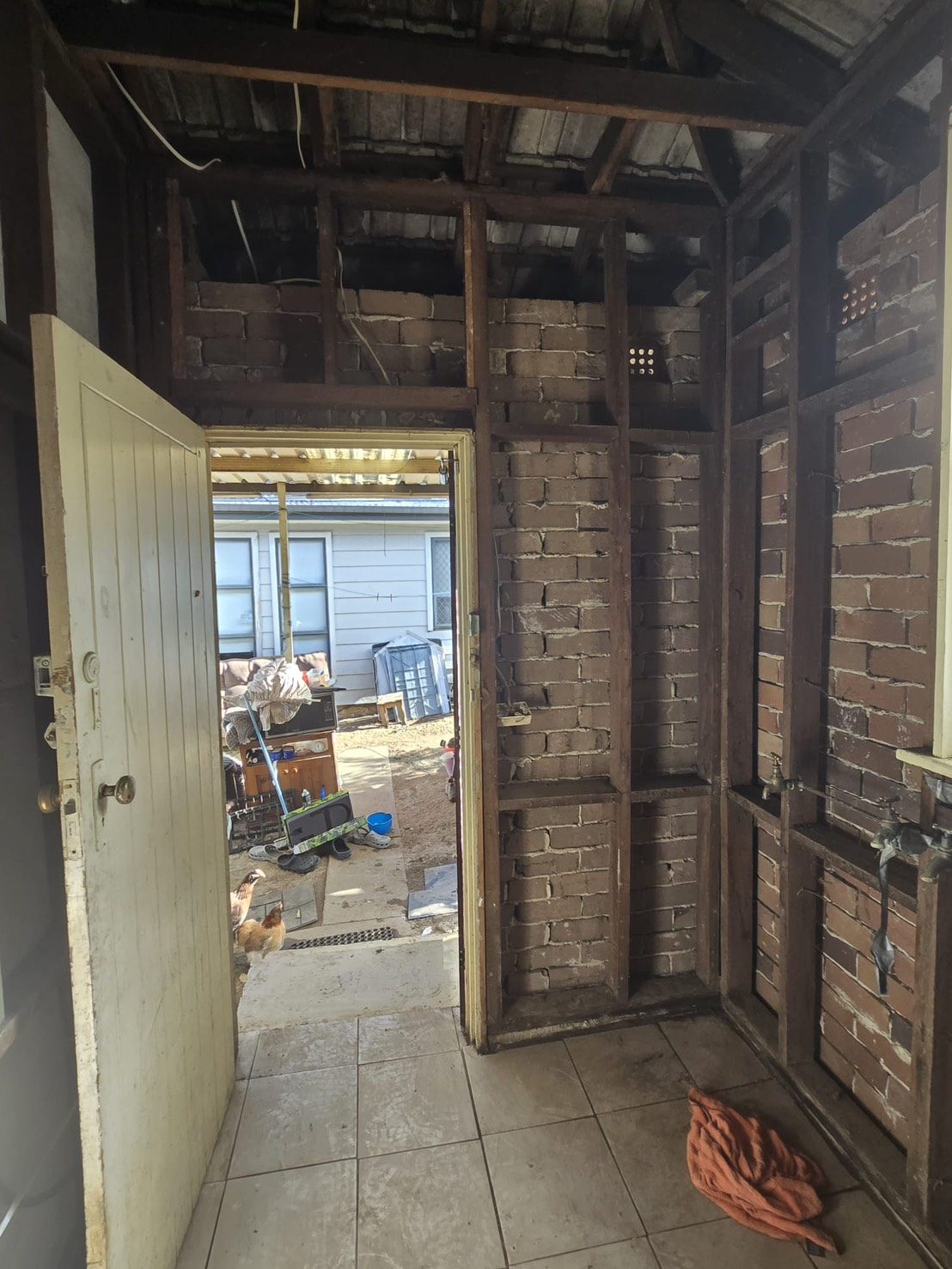 Asbestos removal job site — servicing Leichhardt