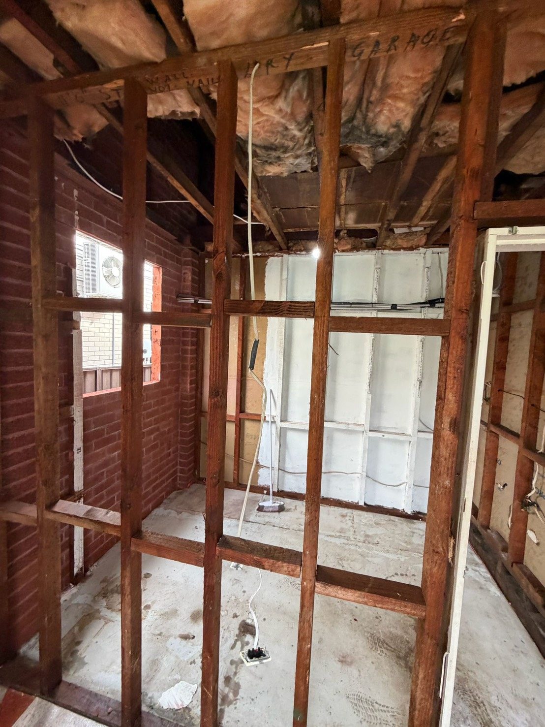 Residential Asbestos Removal — Mr Asbestos job site photo