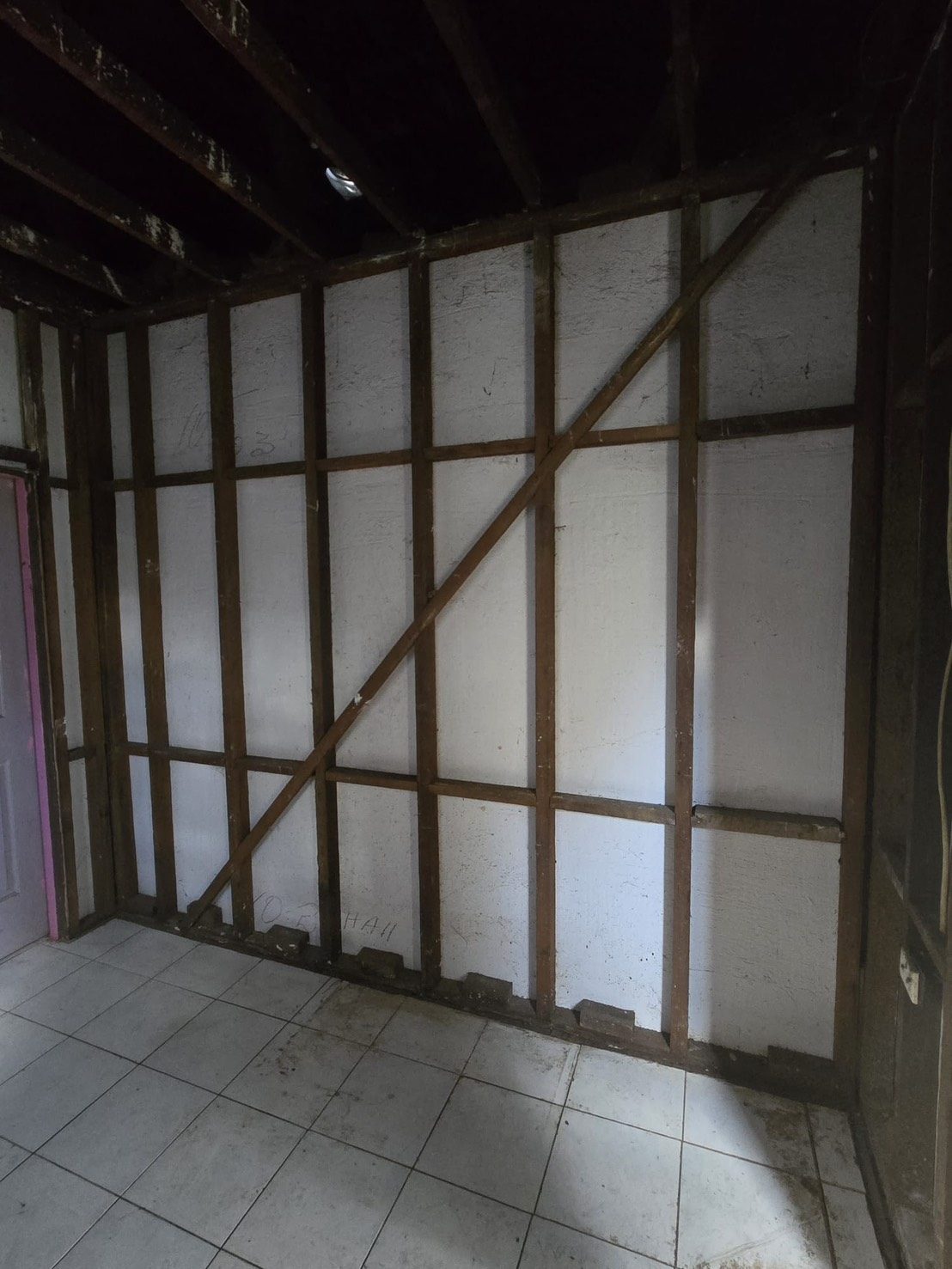 Asbestos removal job site — servicing Penrith